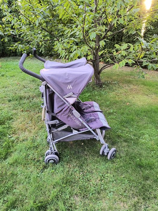 Wózek spacerówka Maclaren Twin Techno bliźniaki rok po roku