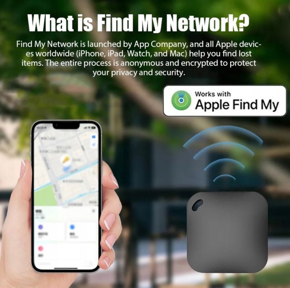 Inteligentny lokalizator Apple Find My jak AirTag