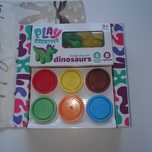 Ciastolina jak play doh foremki dinozaury