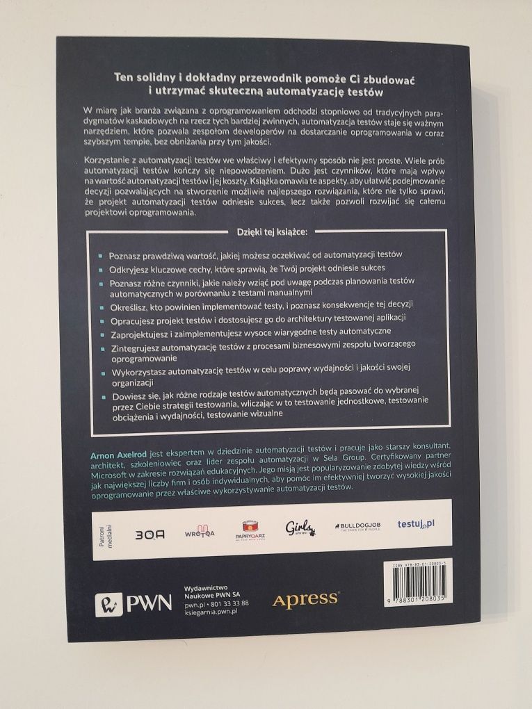 Arnon Axelrod "Automatyzacja testów"