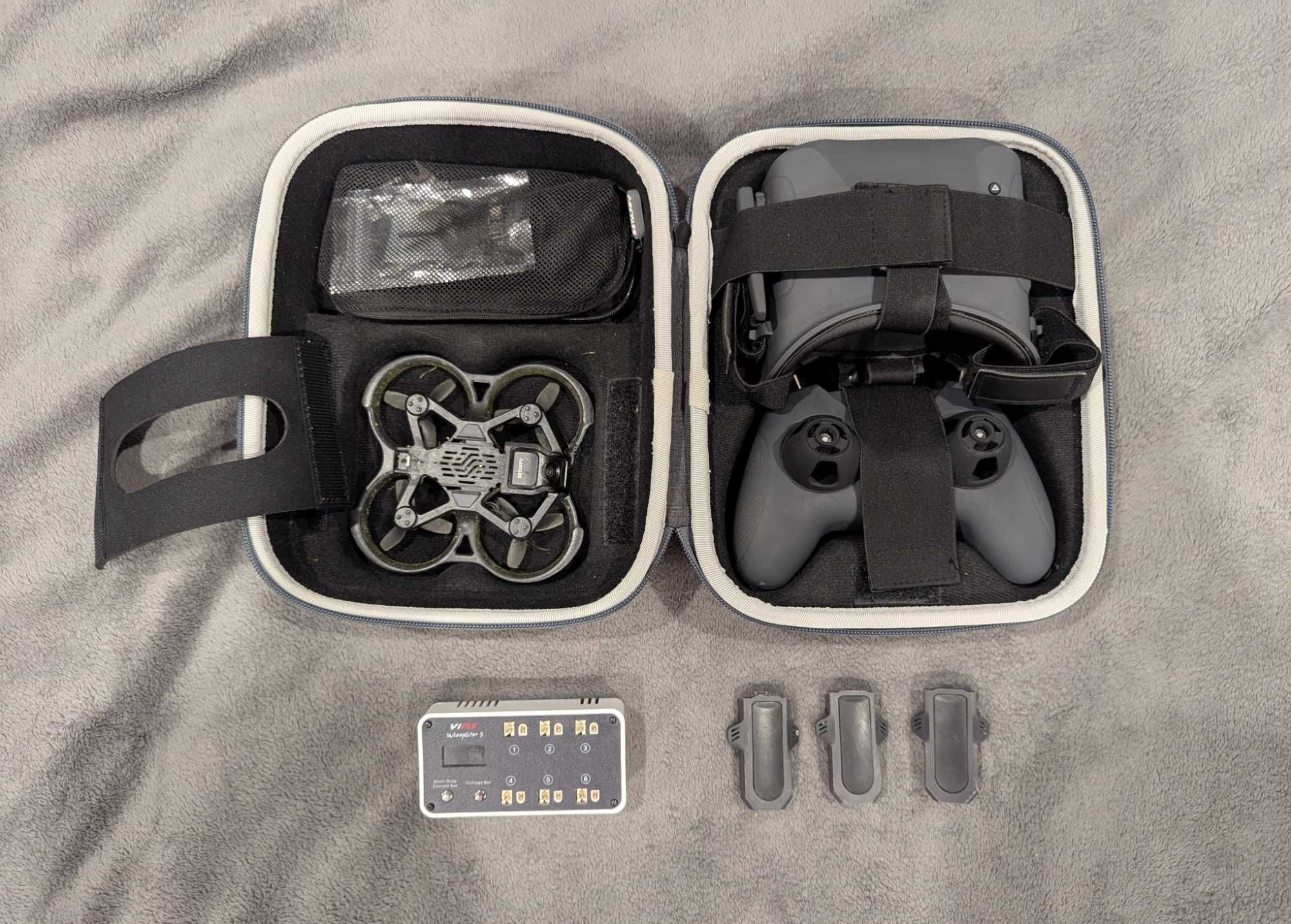 FPV дрон BetaFPV Aquila 16 + 2 нові батареї + зарядка VIFLY