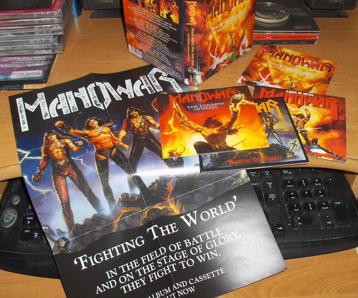 MANOWAR - Black Wind, Fire And Steel, Atlantic Albums 1987-92,5CD,EXC+
