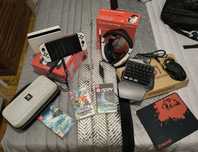Nintendo swicth oled com acessórios
