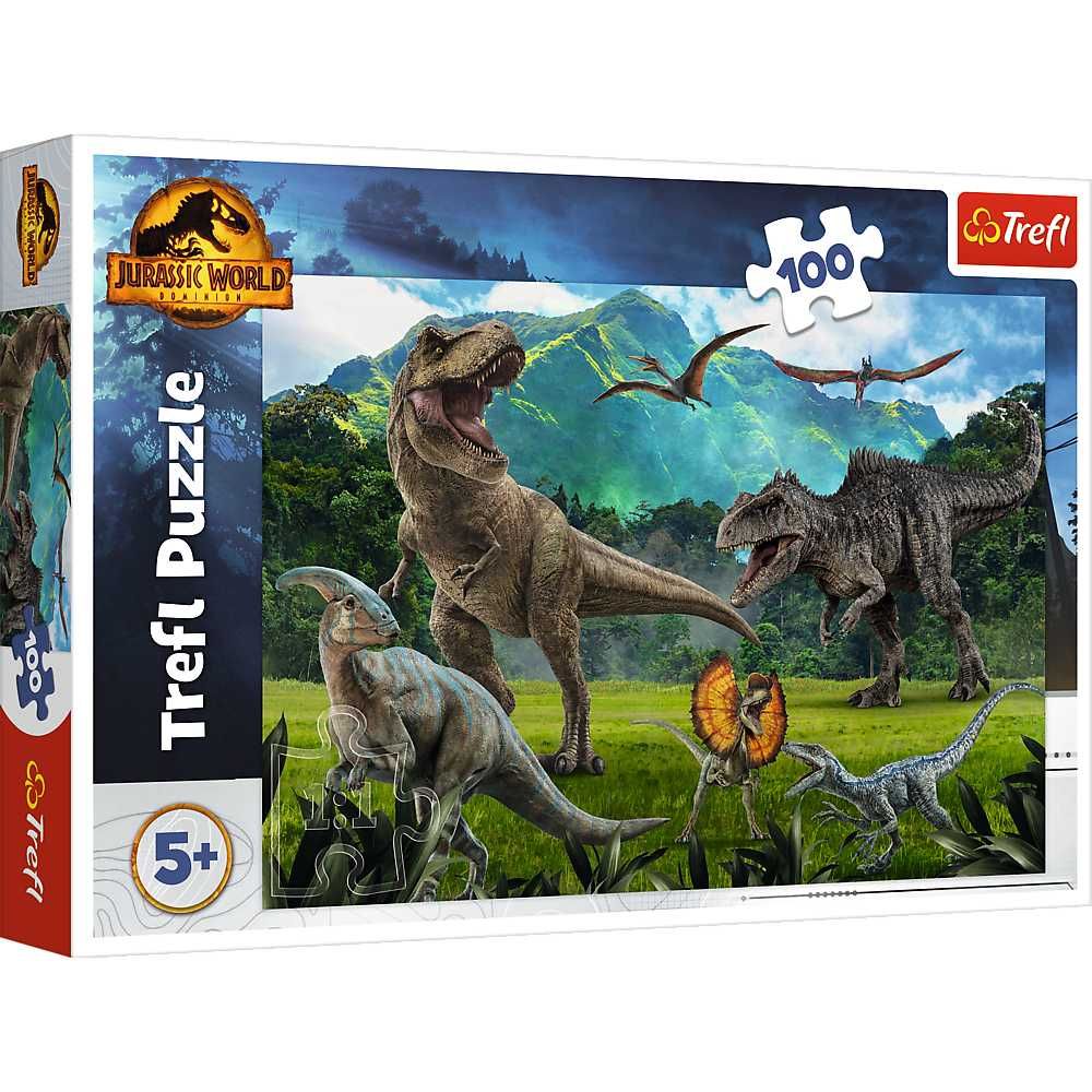 Trefl Puzzle 100 el. Jurassic World Park jurajski 16441 dinozaury