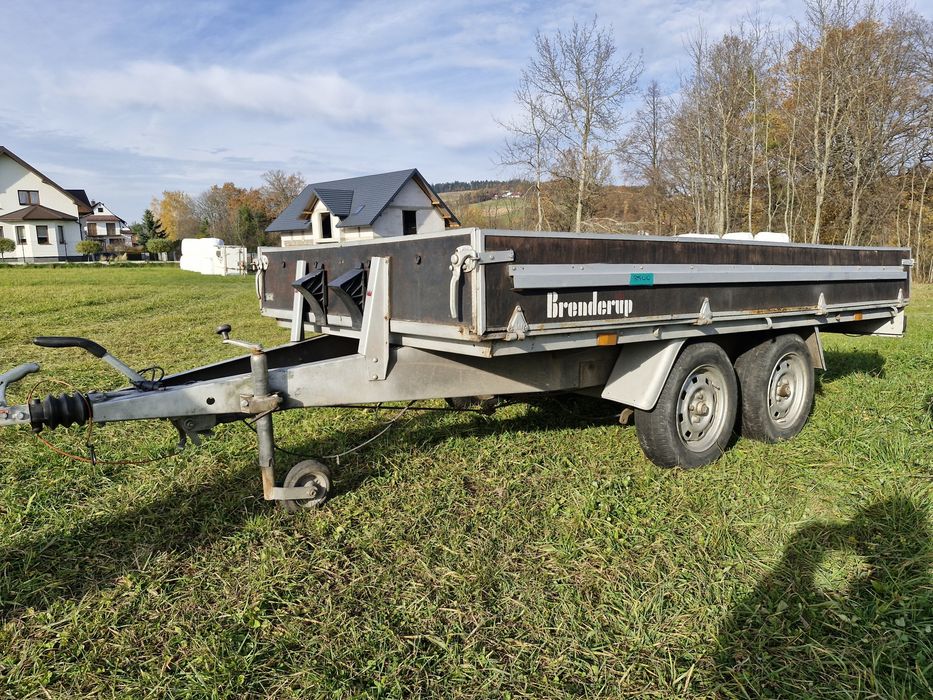 Przyczepa Branderup dwuosiowa dmc 1500kg