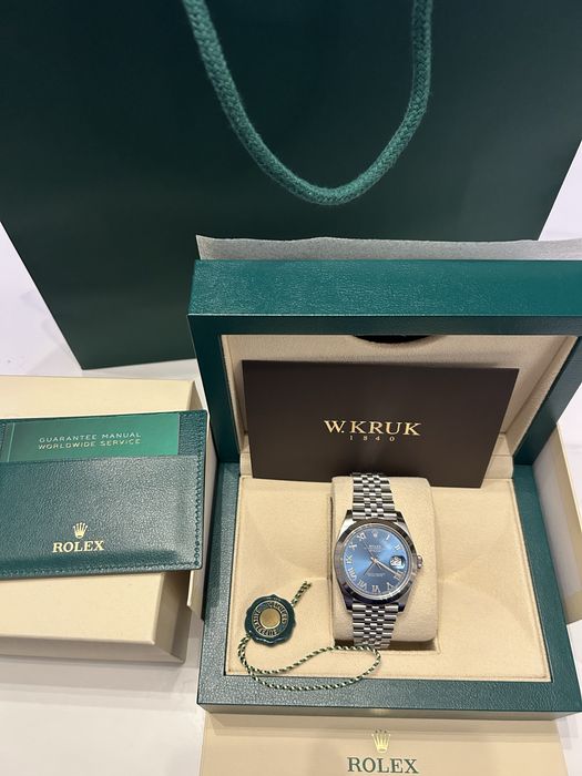Rolex datejust 41m azurro