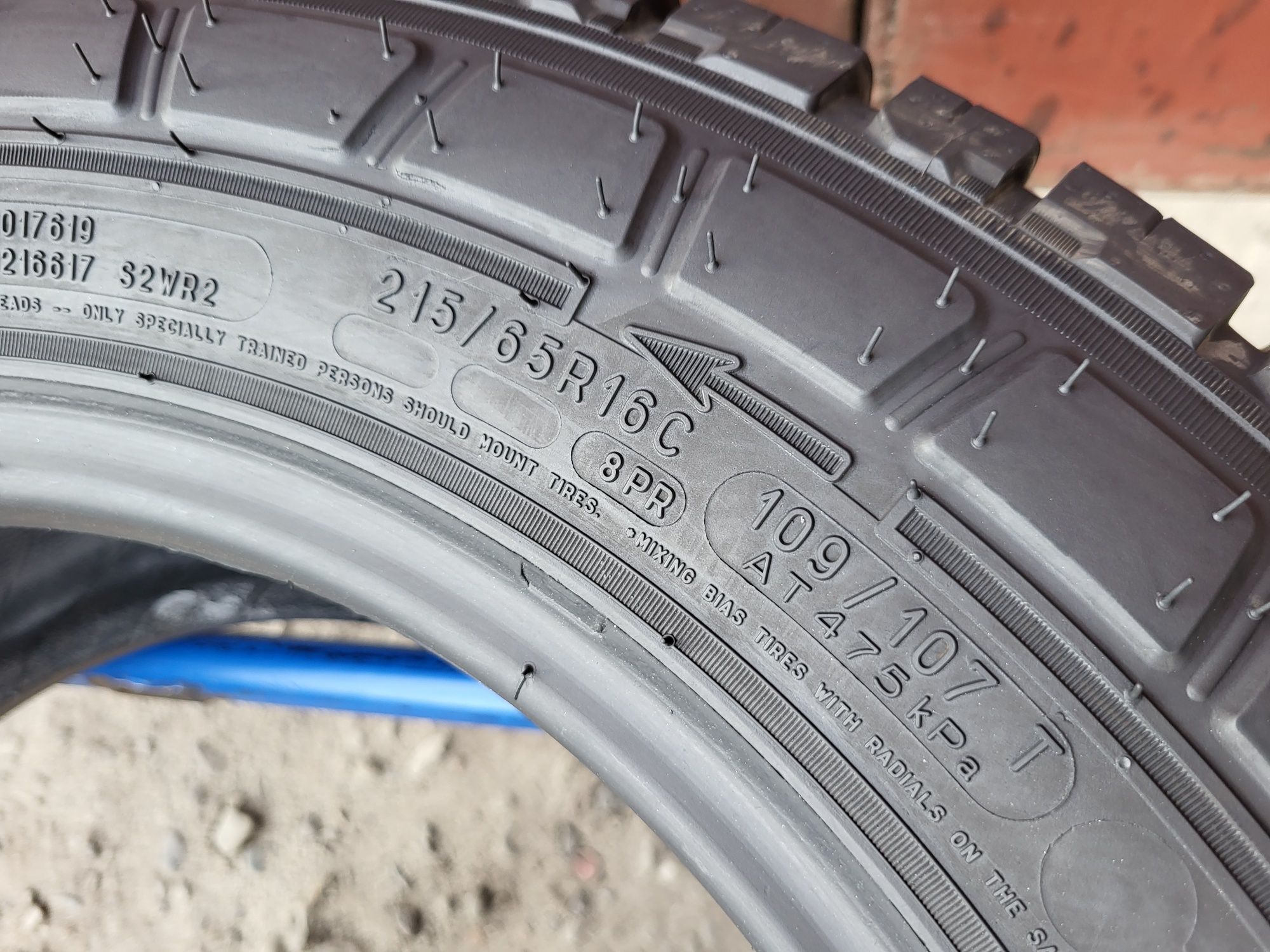 215/65/16C R16C Michelin AGILIS CrossClimate 2шт ціна за 1шт шини