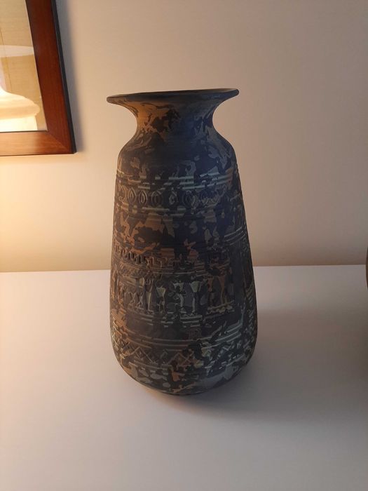 Louça conjunto de Decoração de 6 peças tons de velho, fogo e ferro
