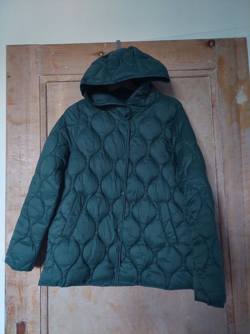 Reserved zielona pikowana kurtka M