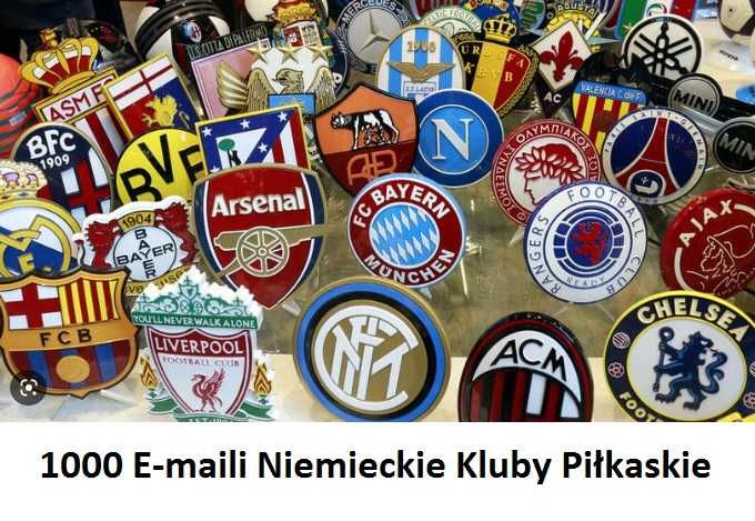 Baza maili e-maile Niemieckie kluby piłkarskie