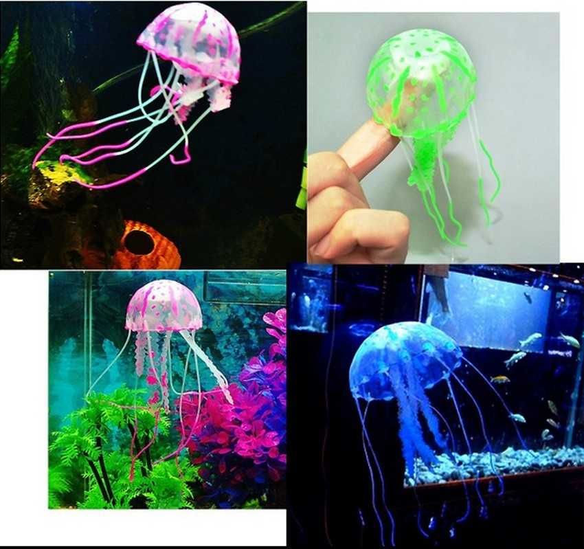 Медуза силіконова декор акваріуму скат