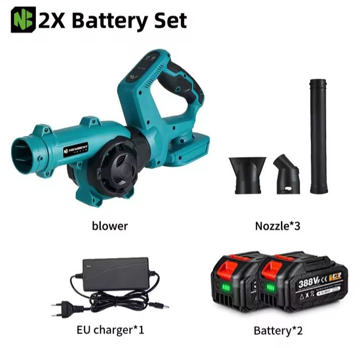 Super Soprador de folhas com 2 baterias 4ah em Promoção