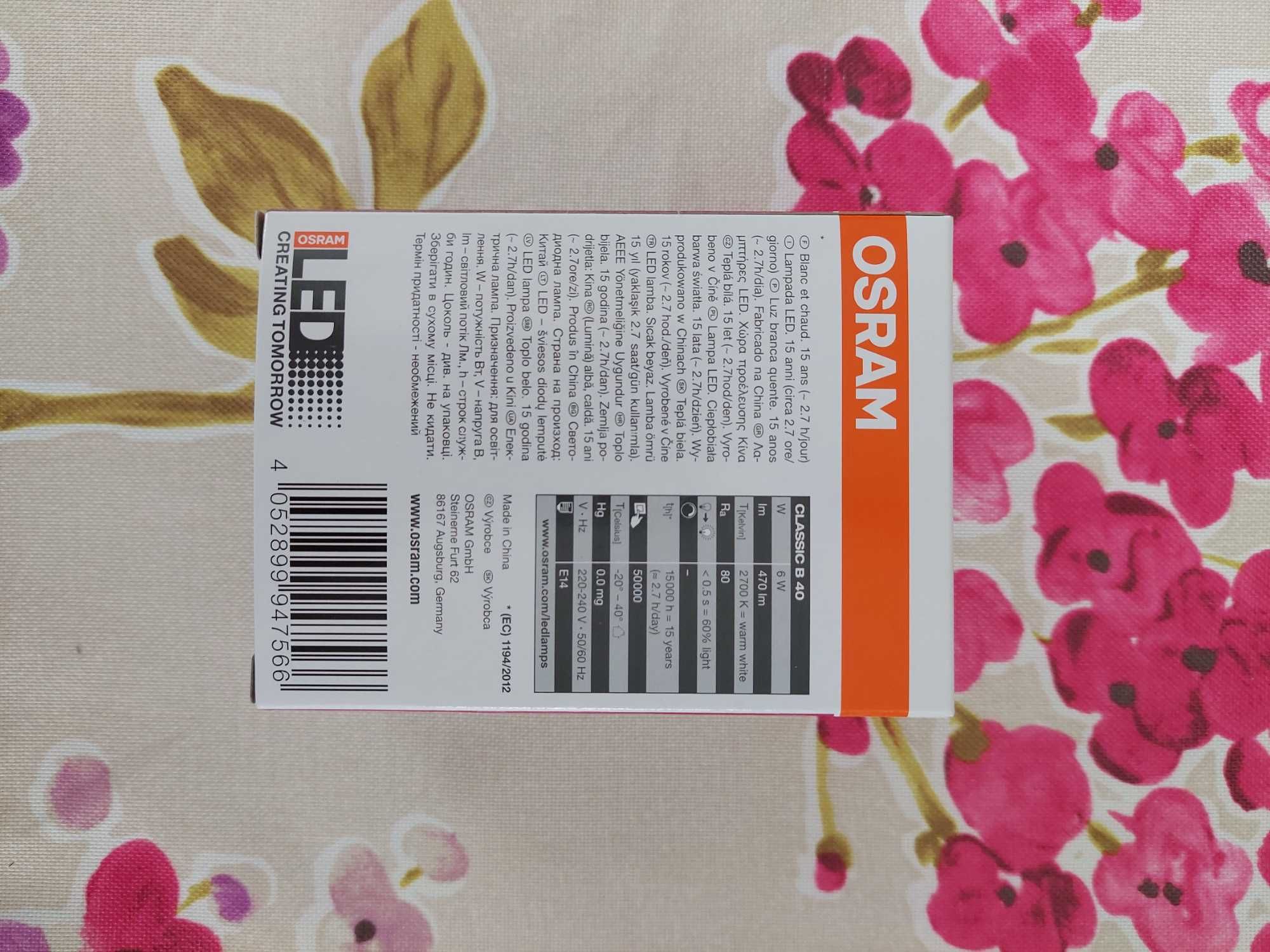 Żarówki LED Osram E27, E14, GU10 NOWE