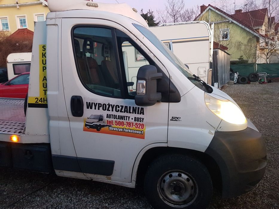 WYPOZYCZLAWETE.PL  od 100zł! Autolaweta Kat. B ,& plandekaWypozyczalni