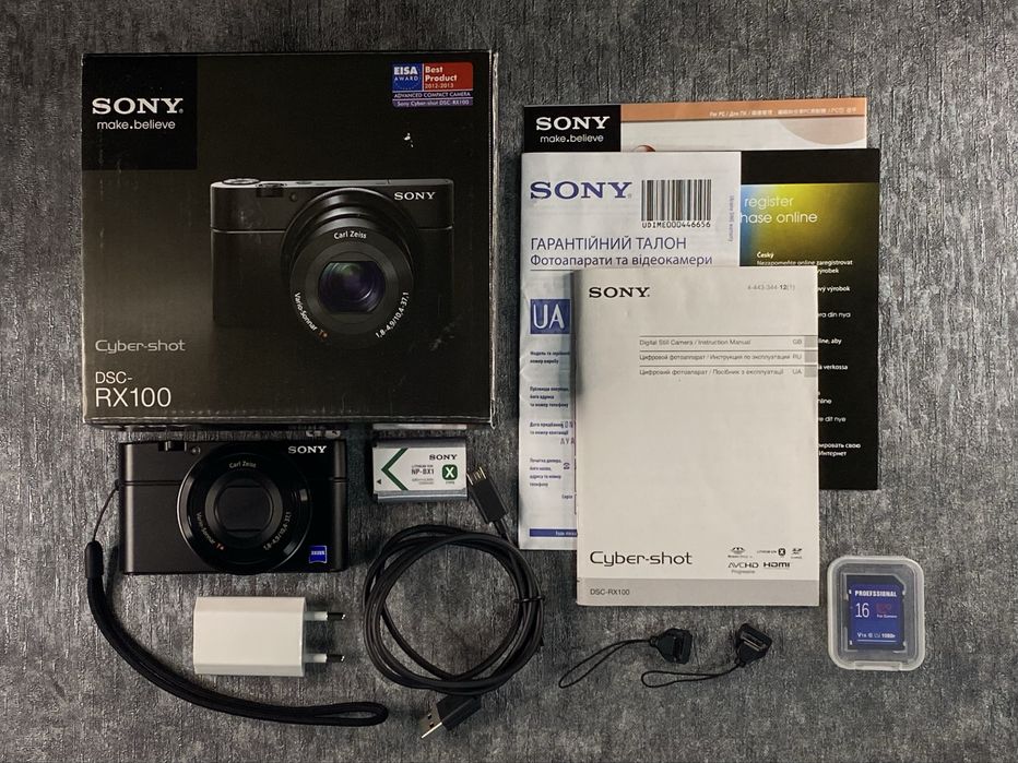 Sony Cyber-shot RX-100 лінза ZEISS ідеальний стан