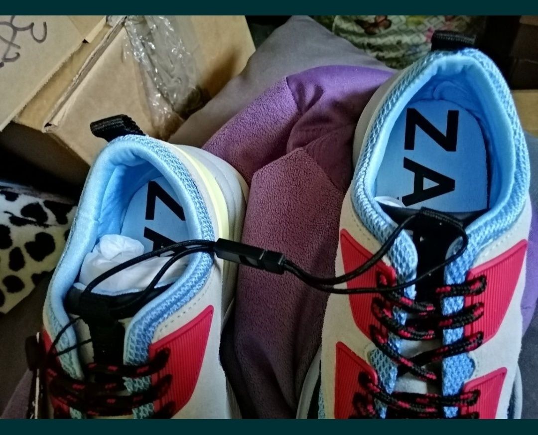 ZARA  sneakersy półbuty buty sportowe na platformie adidasy NOWE!  36