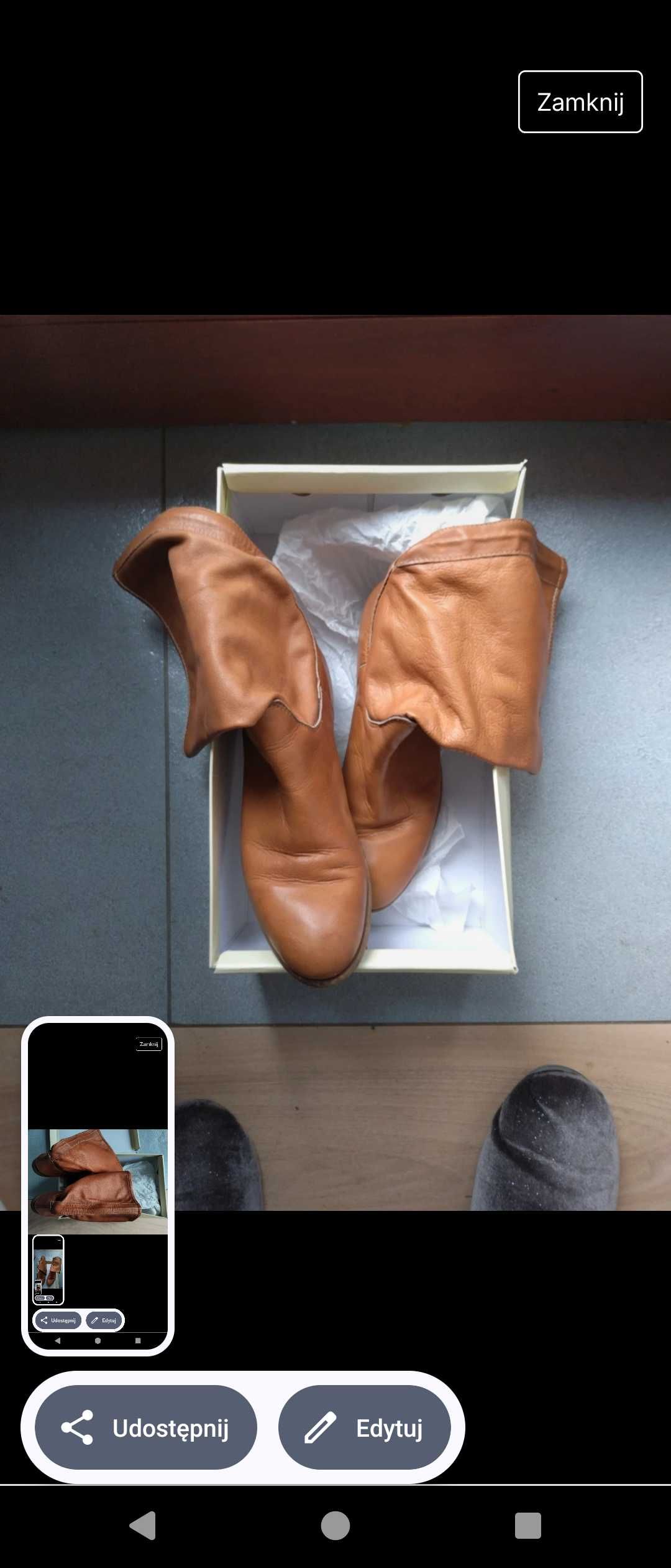 Prima moda kozaczki z miękkiej skóry