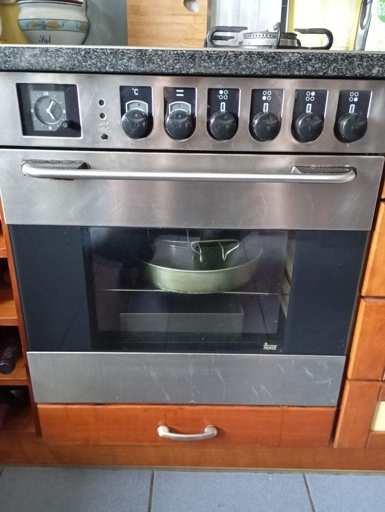 Placa indução e gás mais Forno elétrico