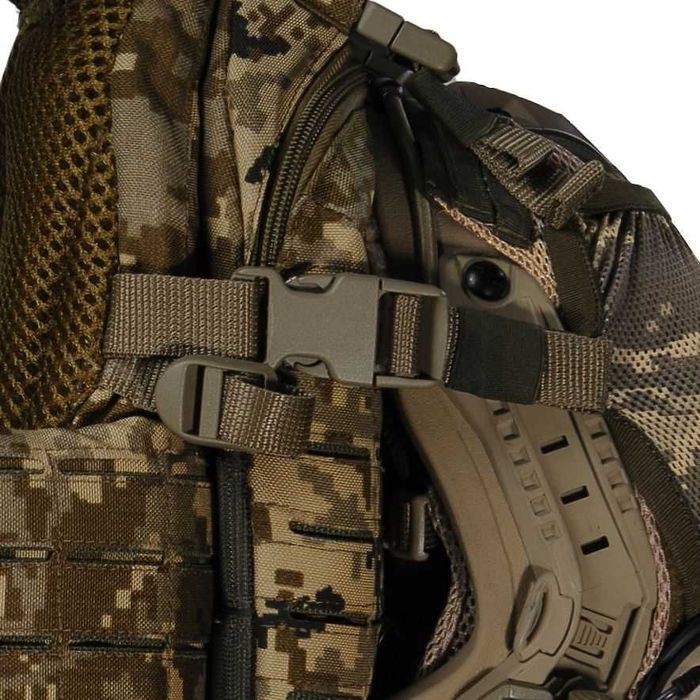 Плитоноска Warmor Gen.5 Піксель + 3 універсальні підсумка під магазини