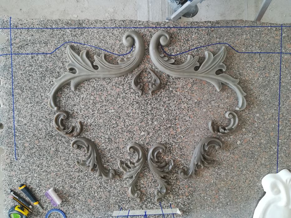 Painéis decorativos em fibra de vidro