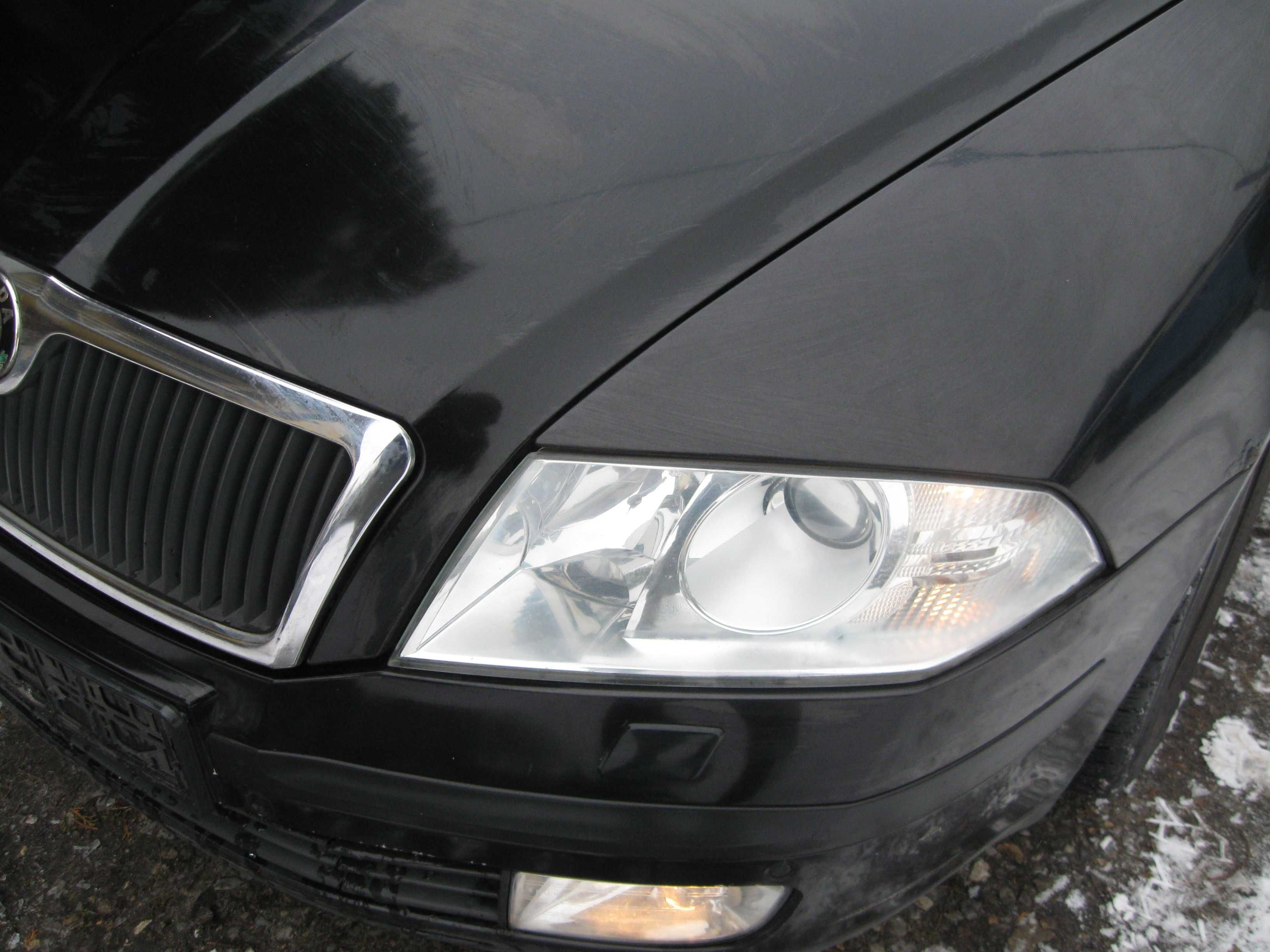 skoda octavia ii maska zderzak lampy pas przedni lampy xenon 2.0tdi