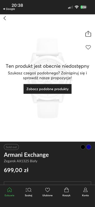 Męski zegarek Armani