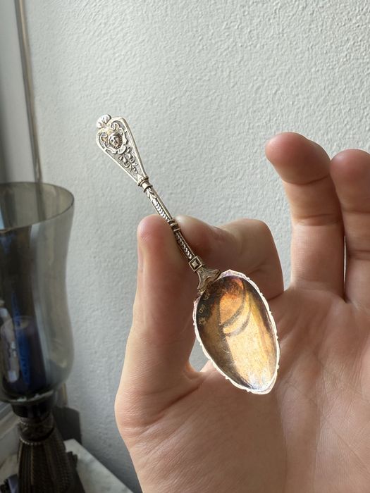 Antyczne łyżeczki 12szt ze srebra– Próba 800