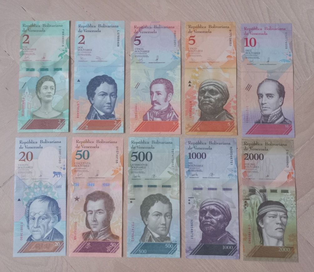 Banknoty świata Wenezuela