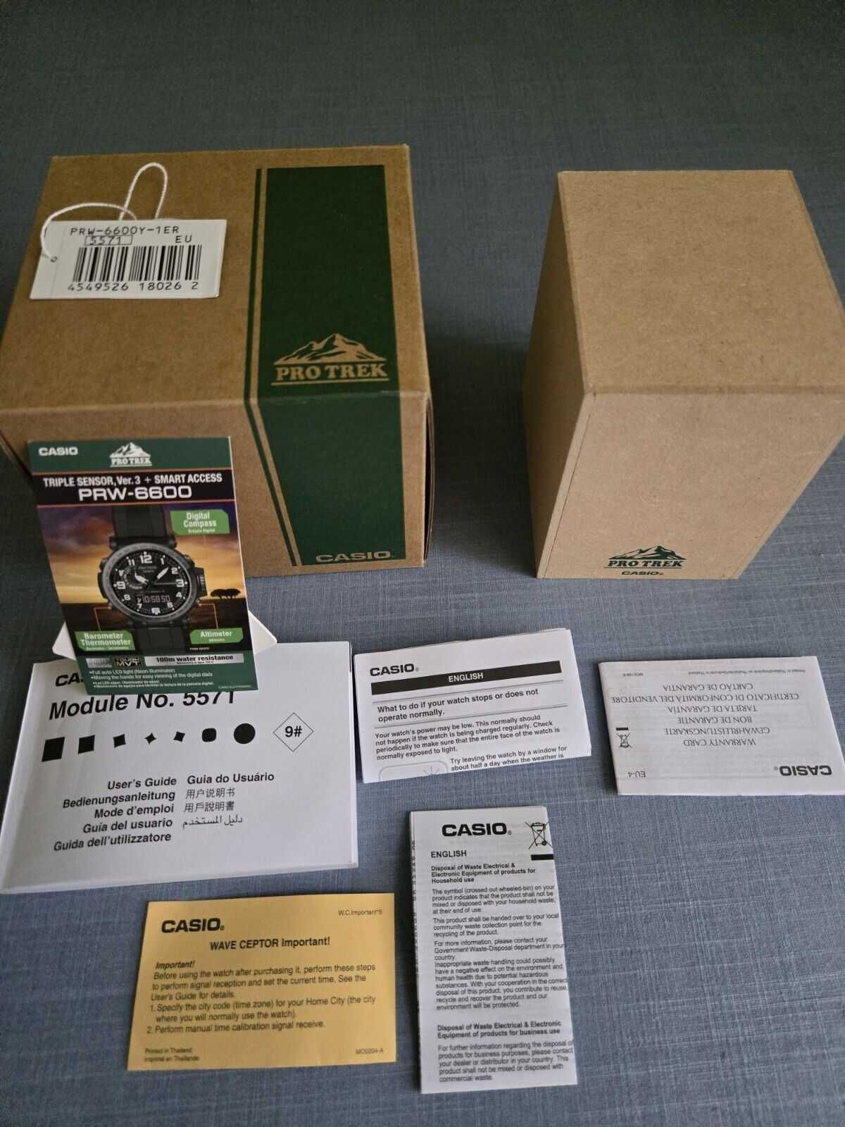 Casio PRW-6600 найкращий туристичний годинник часы. Отличное состояние