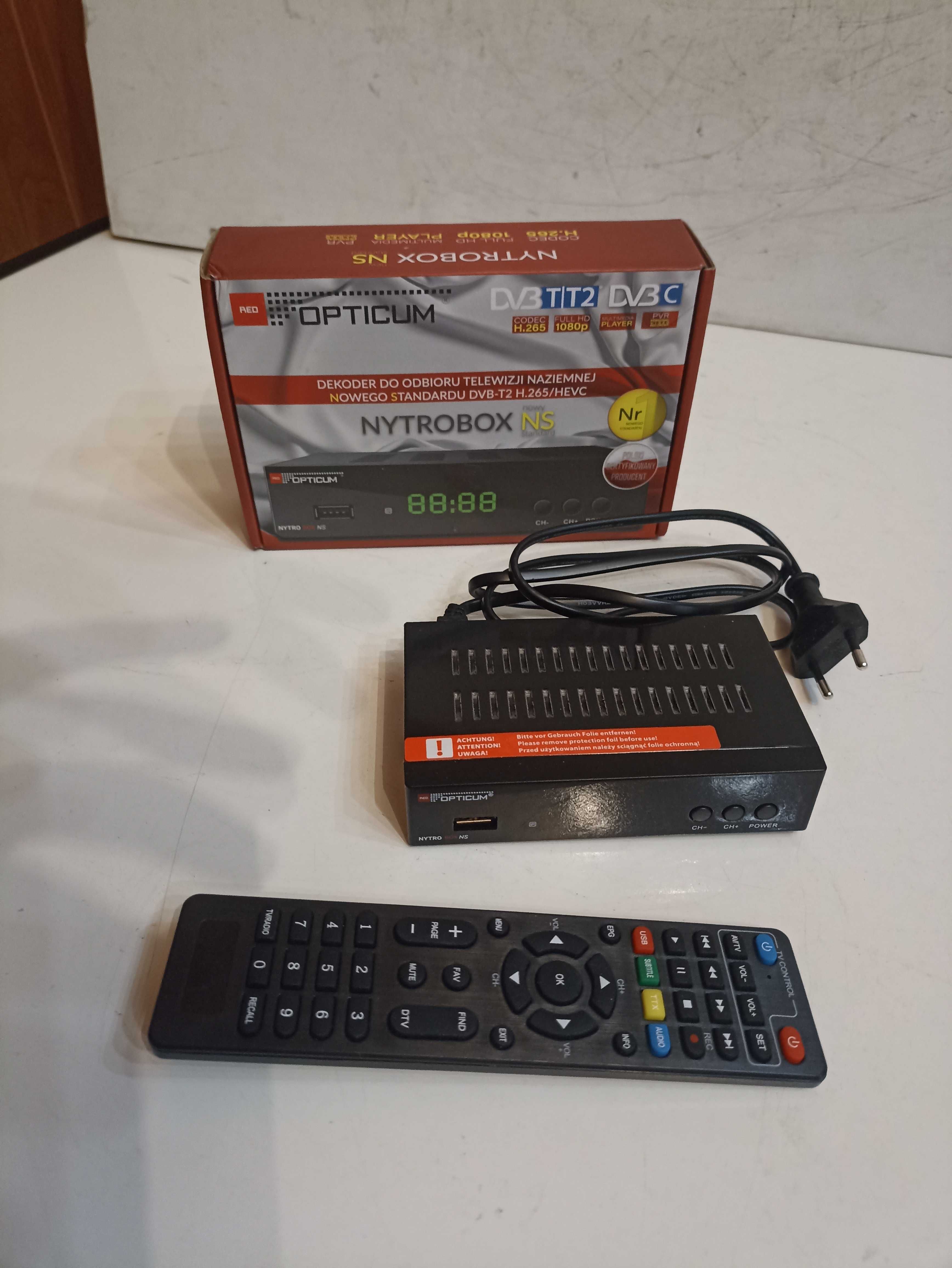 Dekoder  DVB--T2 /C  HEVC - Opticum