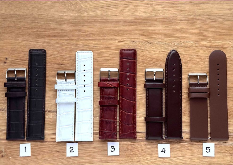 Nieużywane, różne paski do zegarków naręcznych. 24 mm. 19 rodzajów