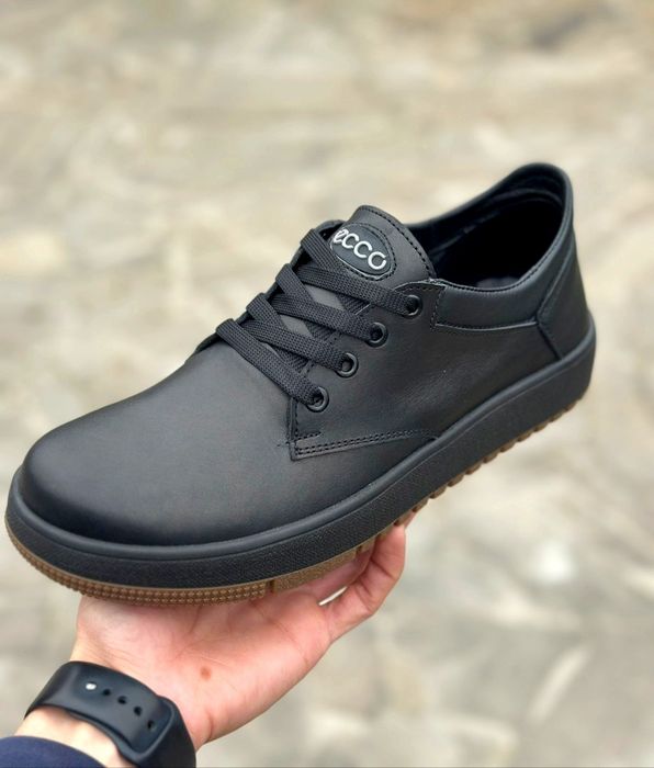 Кожаные мужские туфли Ecco .