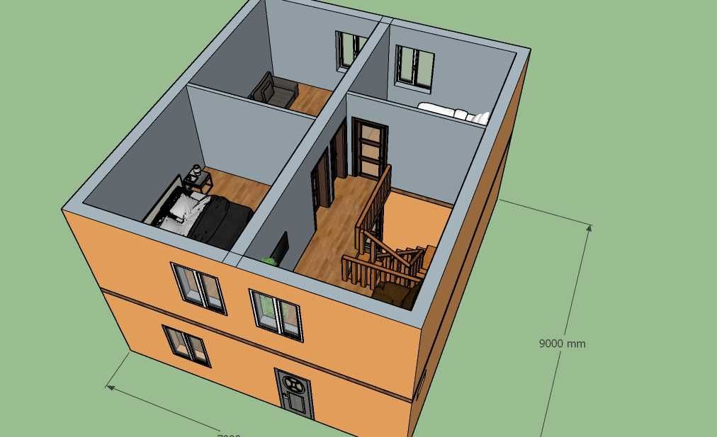 3D дизайн визуализация и видео в SketchUp. Оцифровка планов, схем. Чер