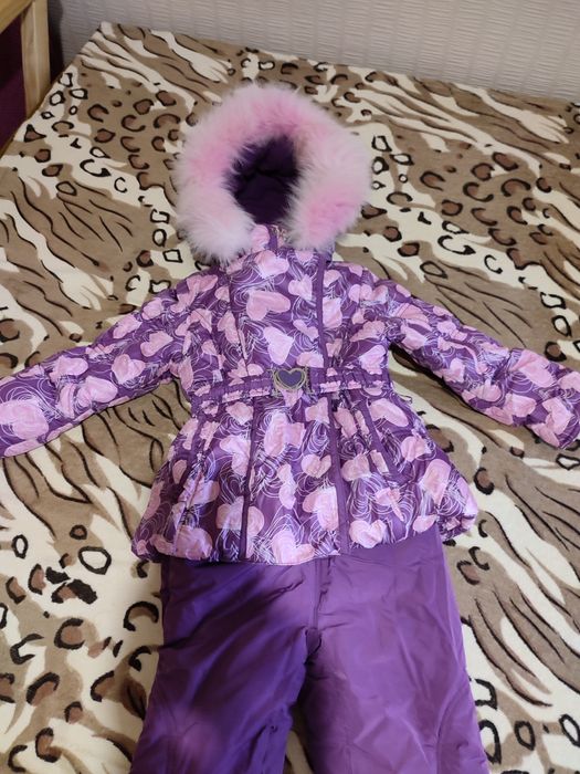 Зимовий комбінезон Kiko для дівчинки 5-6 років, зріст 110-116