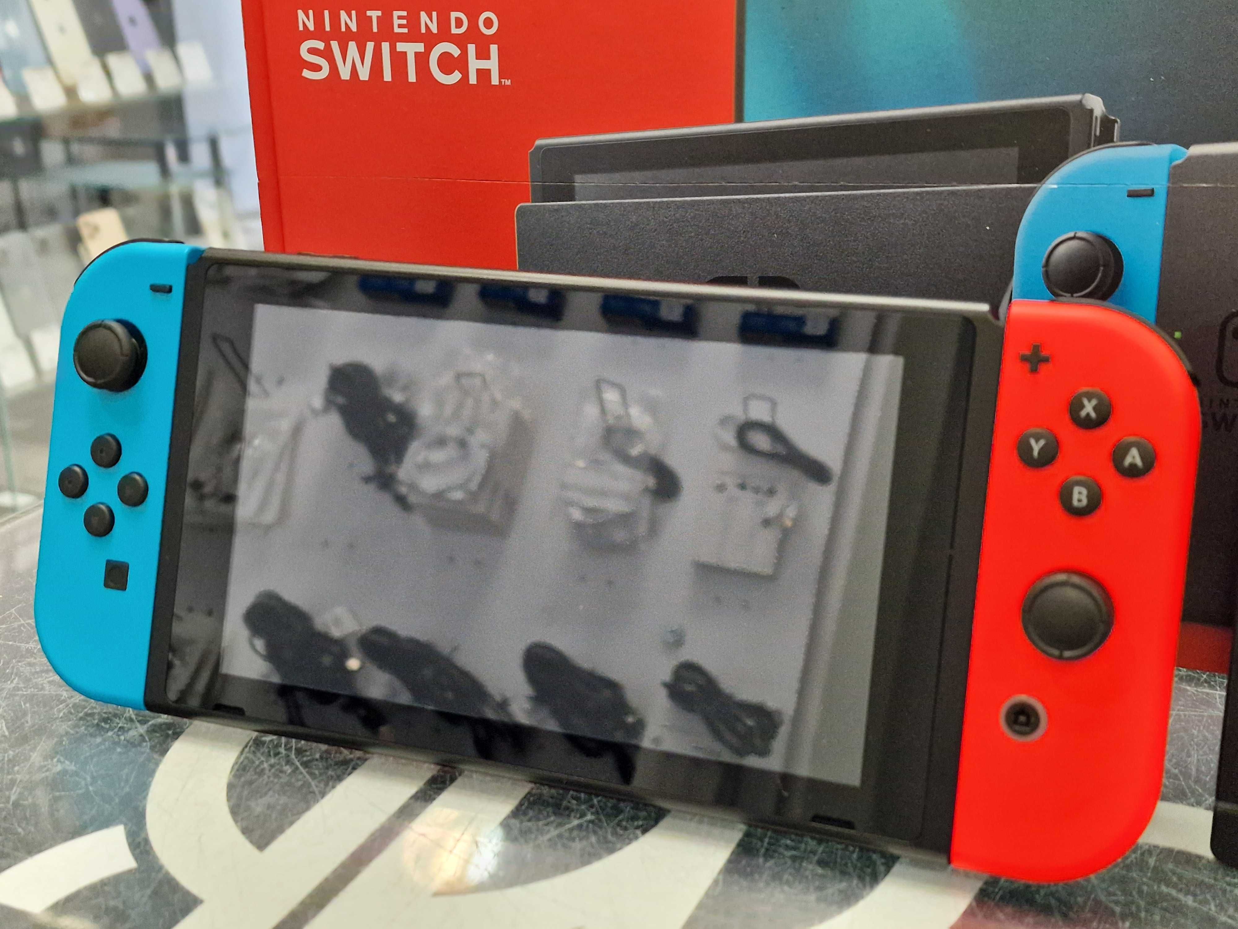 Nintendo Switch V2 32GB Blue Red Joy-con/ Grade A/ Gwarancja 6msc