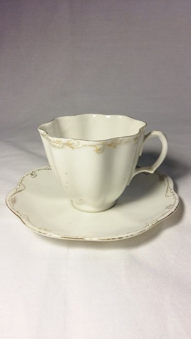 Filizanka talerzyk komplet porcelana antyk