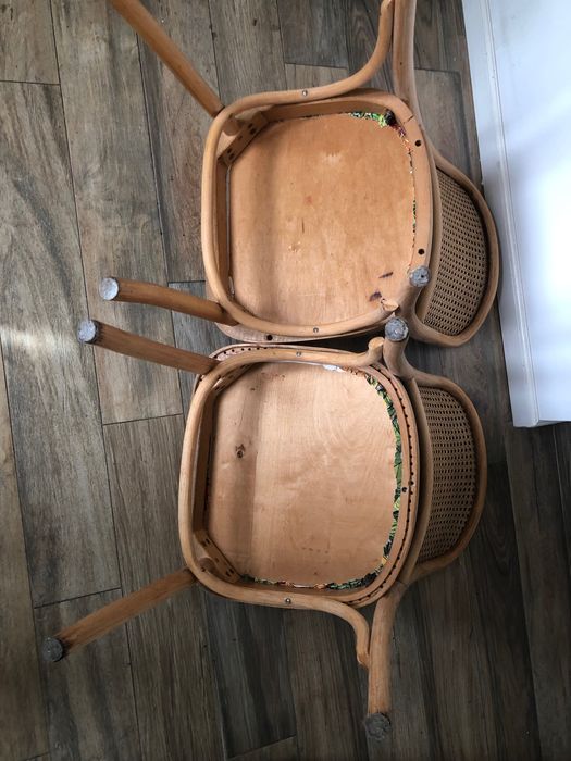 Krzesła ratan gięte tapicerowane