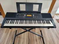 Keyboard Yamaha PSR  pełen zestaw do nauki gry statyw USB MIDI