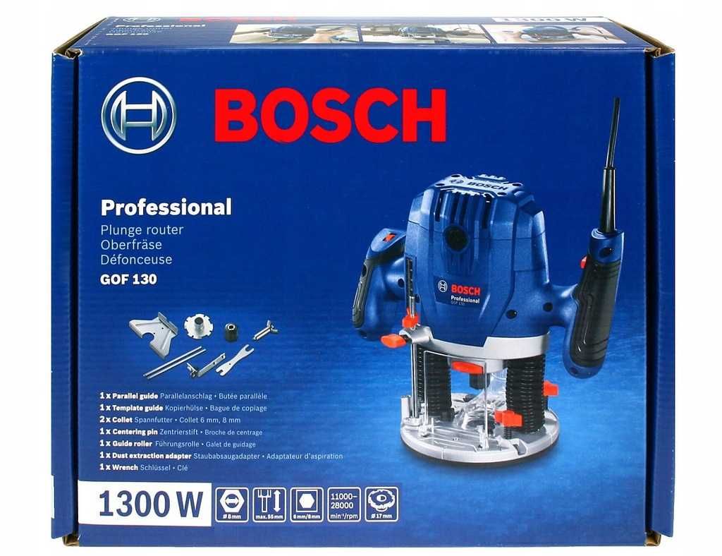 Frezarka górnowrzecionowa Bosch 1300 W GOF 130 BOSCH DARMOWA PRZESYŁKA