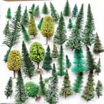 BUSH árvores e arbustos para maquetes
