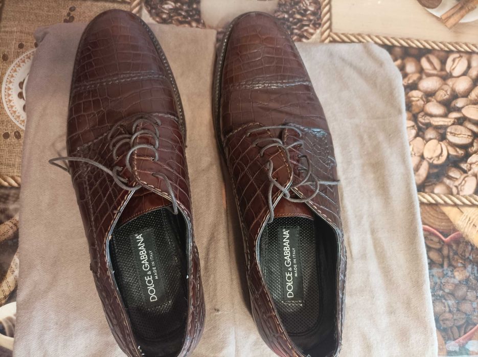 туфли крокодил долче габана р. 46