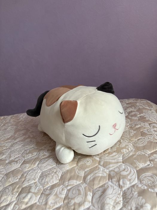 Новая мягкая игрушка «кот», дитяча мʼяка іграшка котик подушка