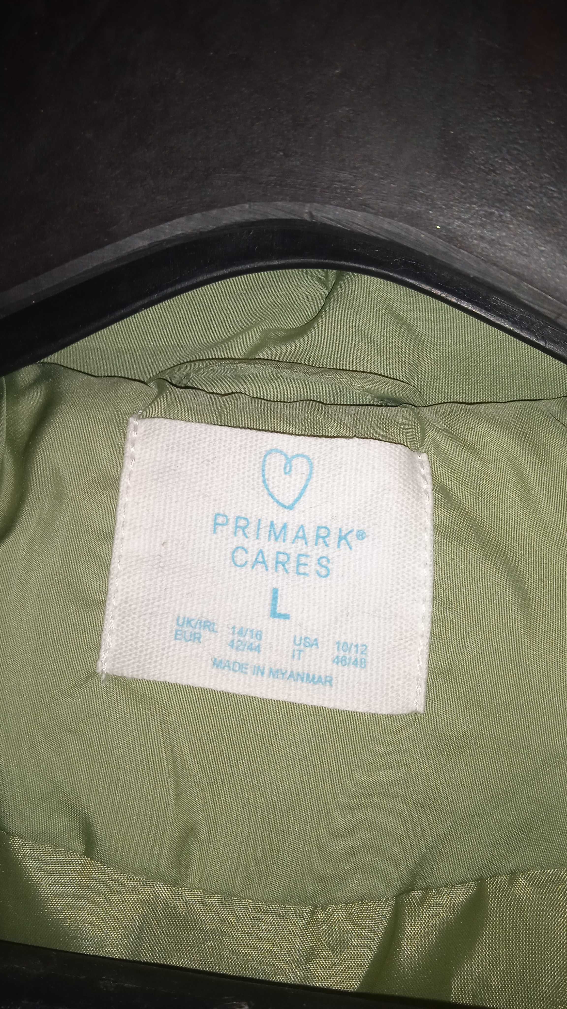 Стеганое пальто-куртка Primark Cares большой размер батал оверсайз