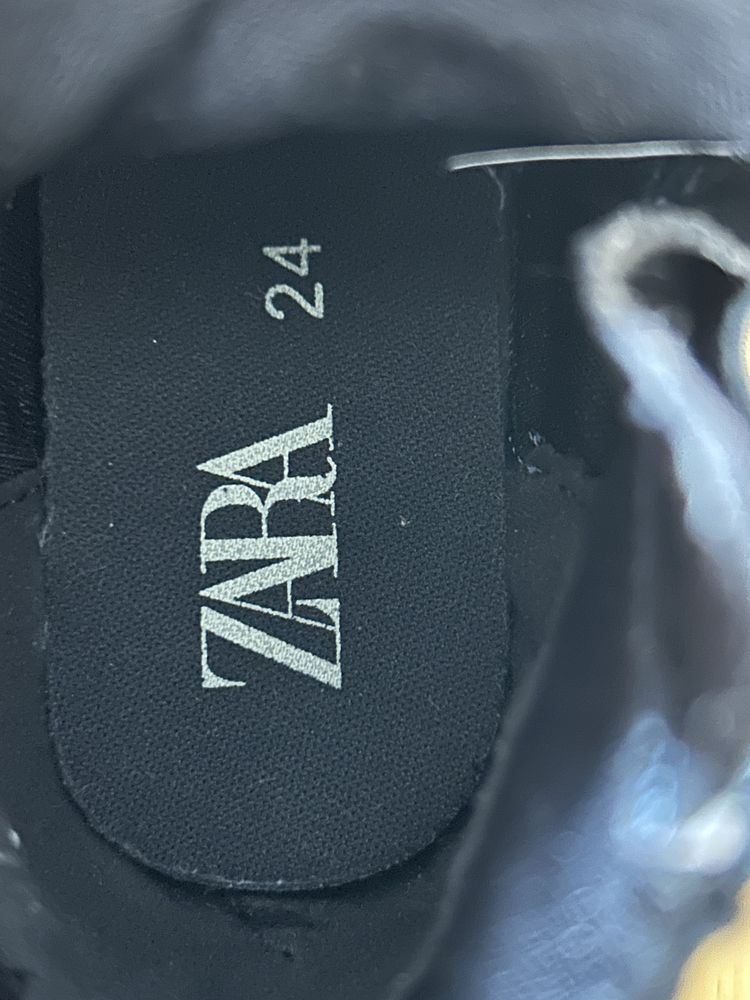 Bota azul marinho criança Zara