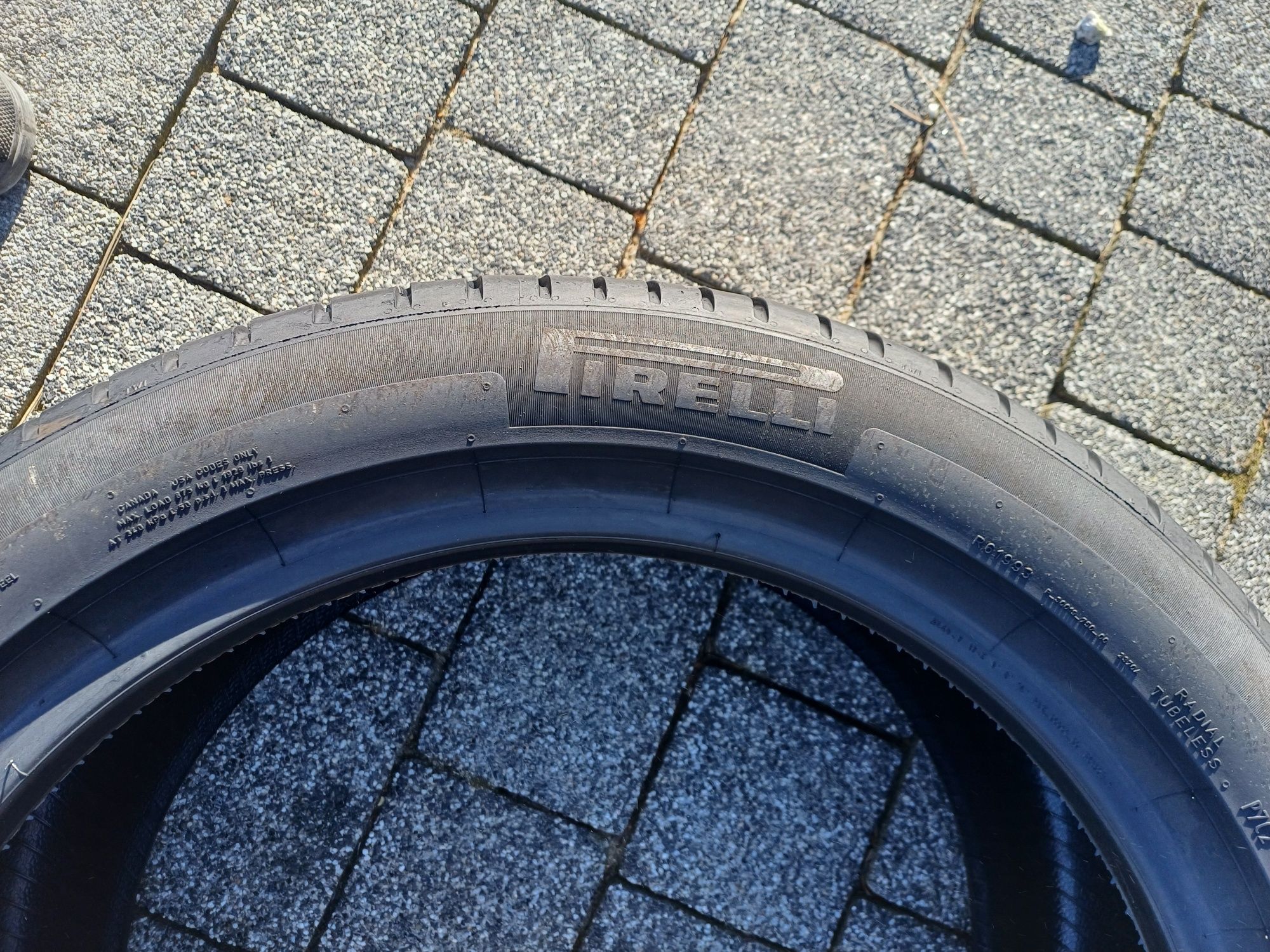 Komplet opon letnich pirelli275/40/18