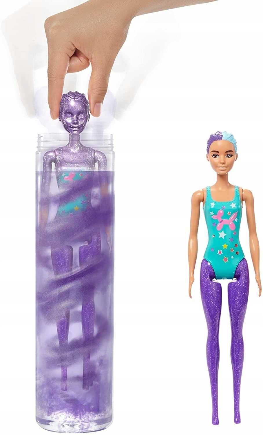 BARBIE COLOR REVEAL Lalka Niespodzianka + 25 AKC. HBG41 B1