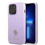 Etui Guess Saffiano 4G Small Metal Logo na iPhone 13 Pro Max - purpuro
