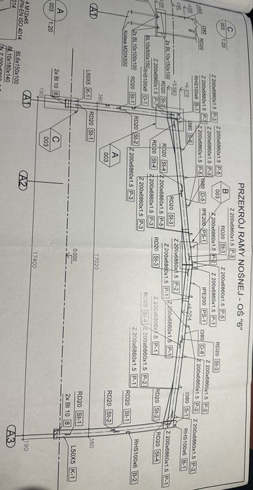 Konstrucja stalowa 11x18 6m wysokości ipe380 z projektem