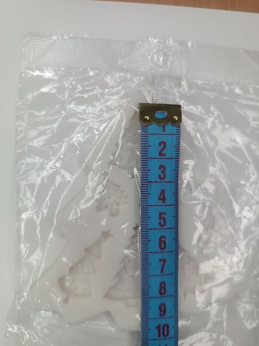 Молд, форма силіконова новрічна, ялинки, зима. Для смоли/кондитерська.