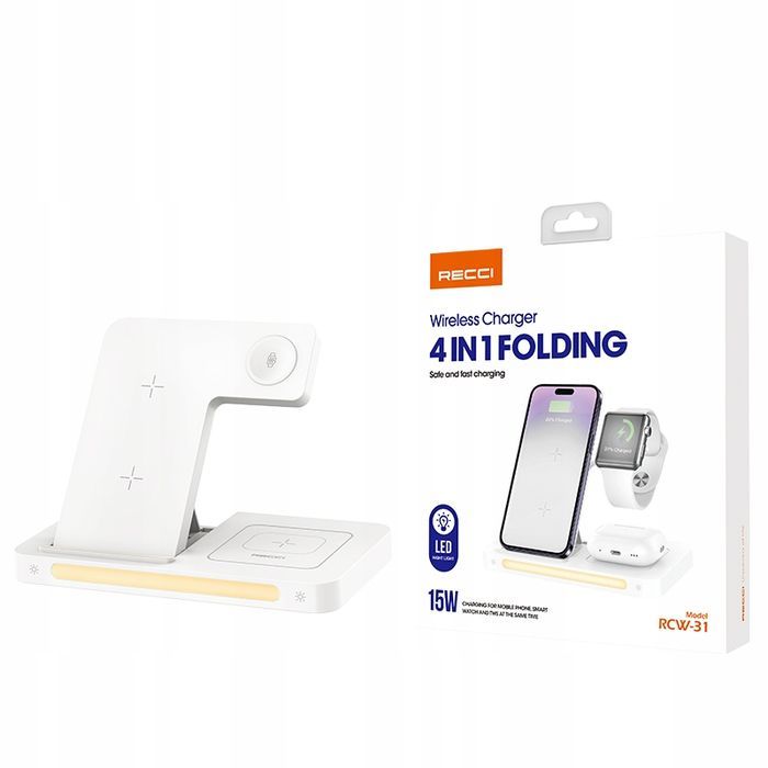 Ładowarka Indukcyjna Do Magsafe Do Iphone 15 14 13 / Airpods / Watch